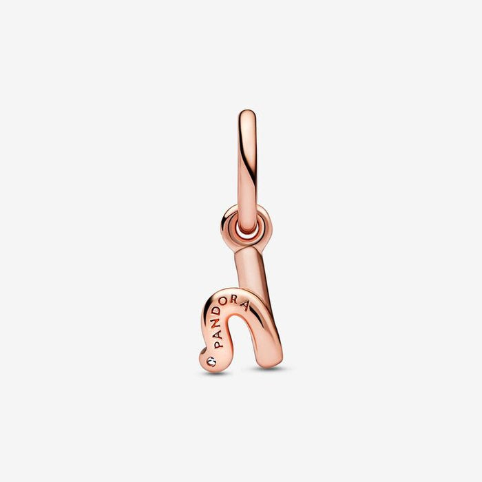 Alphabet Pendant Charm with Letter H