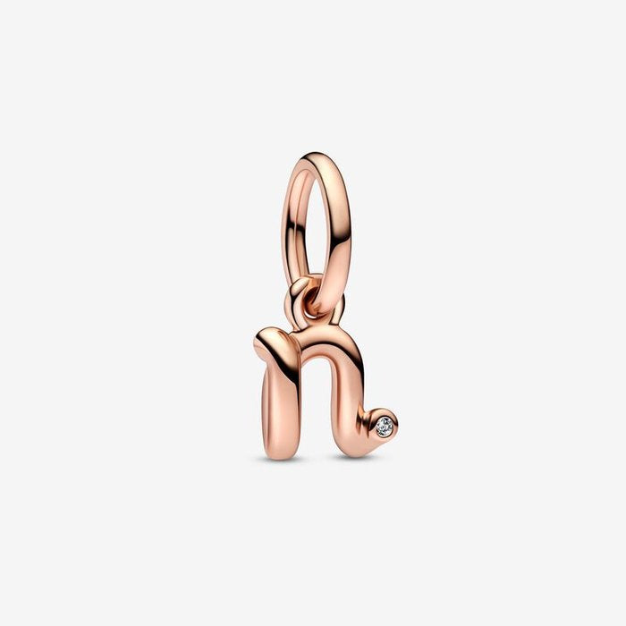 Charm pendente Alfabeto con lettera n
