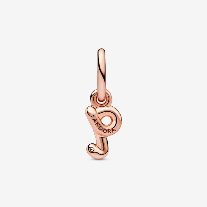 Alphabet Pendant Charm with Letter Q