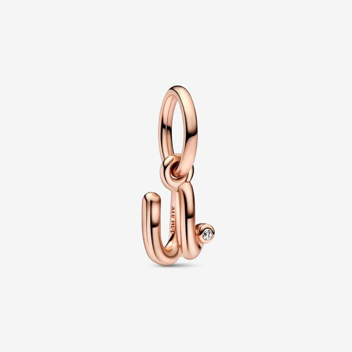 Charm pendente Alfabeto con lettera u