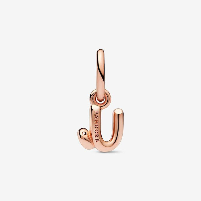 Alphabet Pendant Charm with Letter U