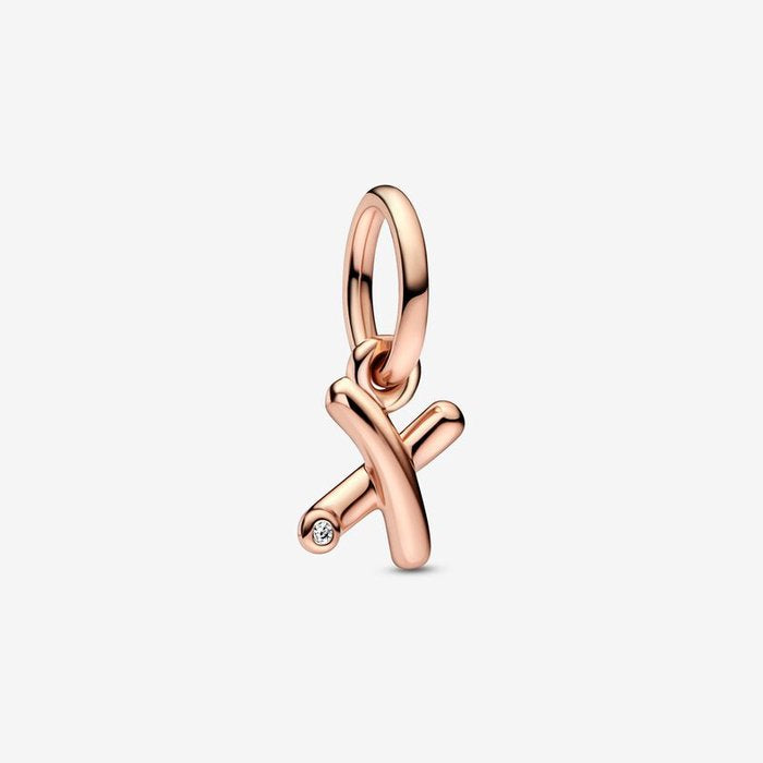 Charm pendente Alfabeto con lettera x