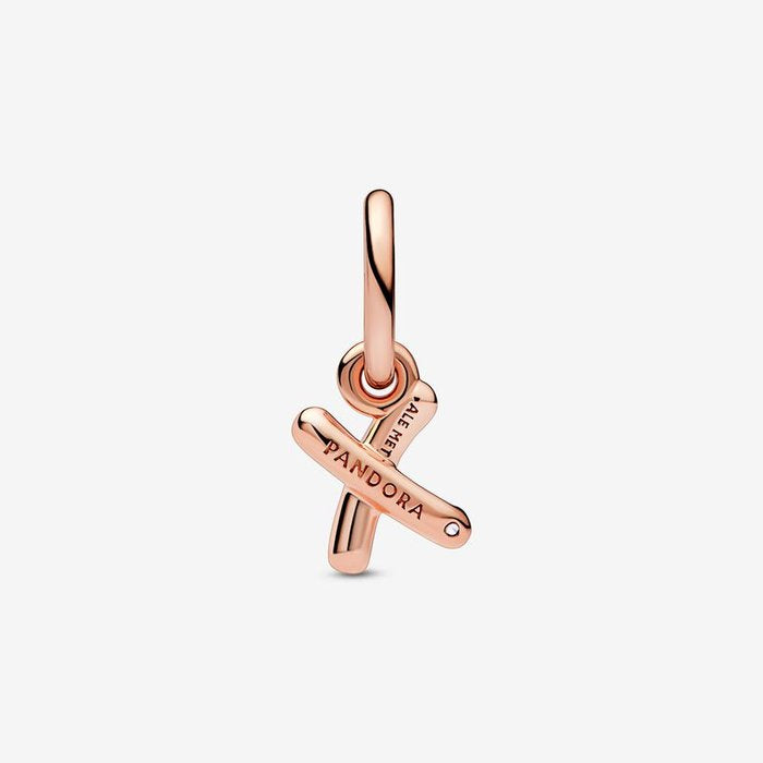 Alphabet Pendant Charm with Letter X