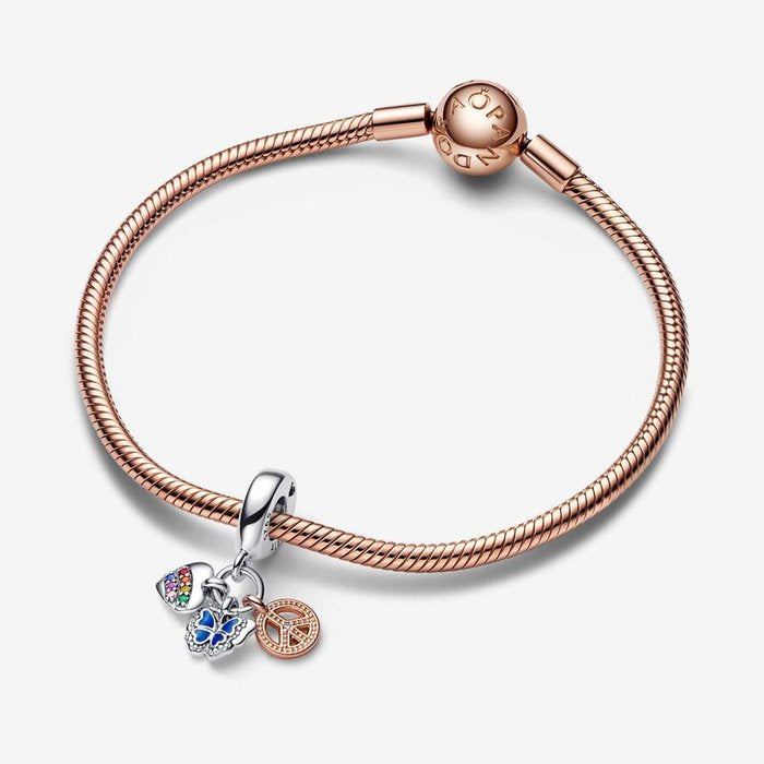 Charm Pendant Peace, Love and Freedom