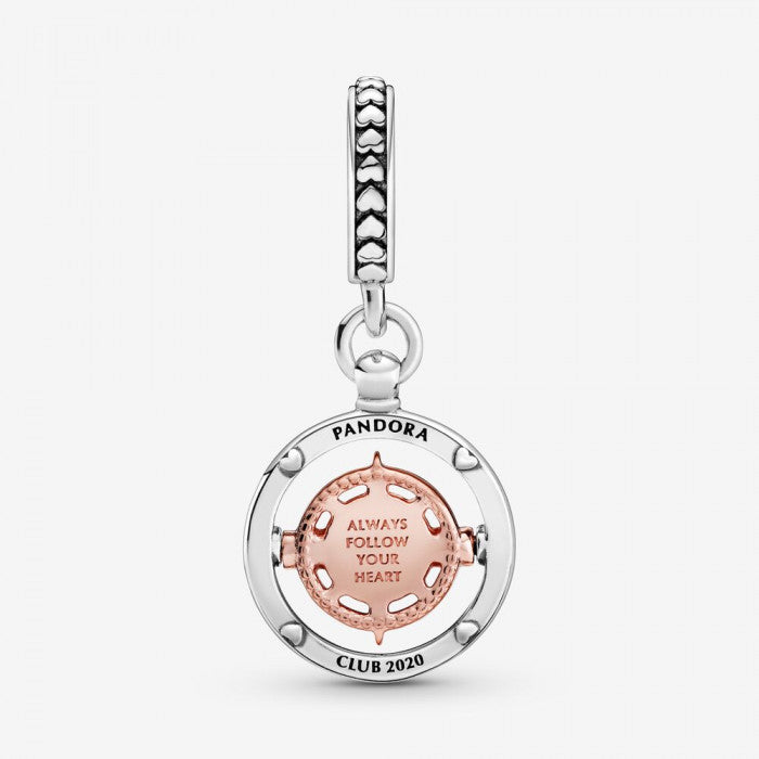 Charm pendente bussola pandora club 2020