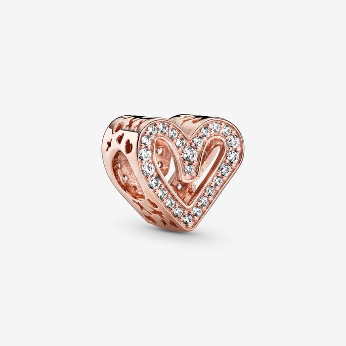 Drawn Heart Charm