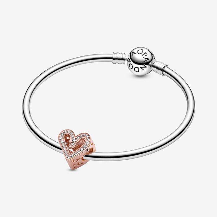 Drawn Heart Charm