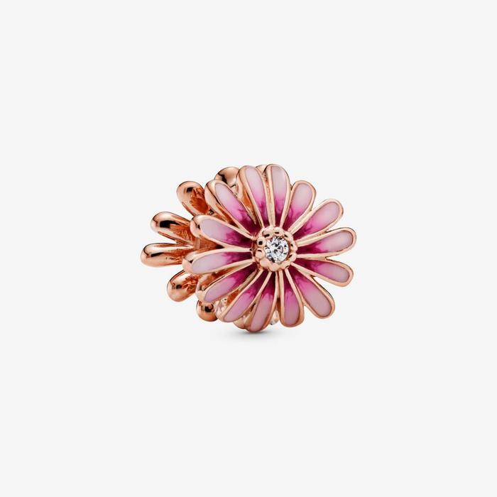 Pink Daisy Charm