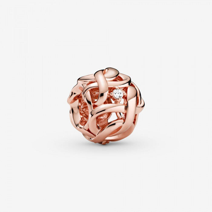 Infinity Openwork Charm Intertwined