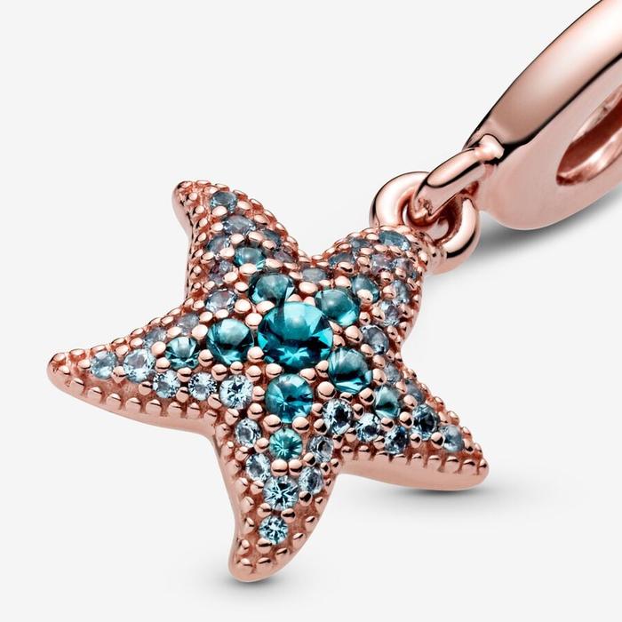 Charm Pendente Stella Marina Blu