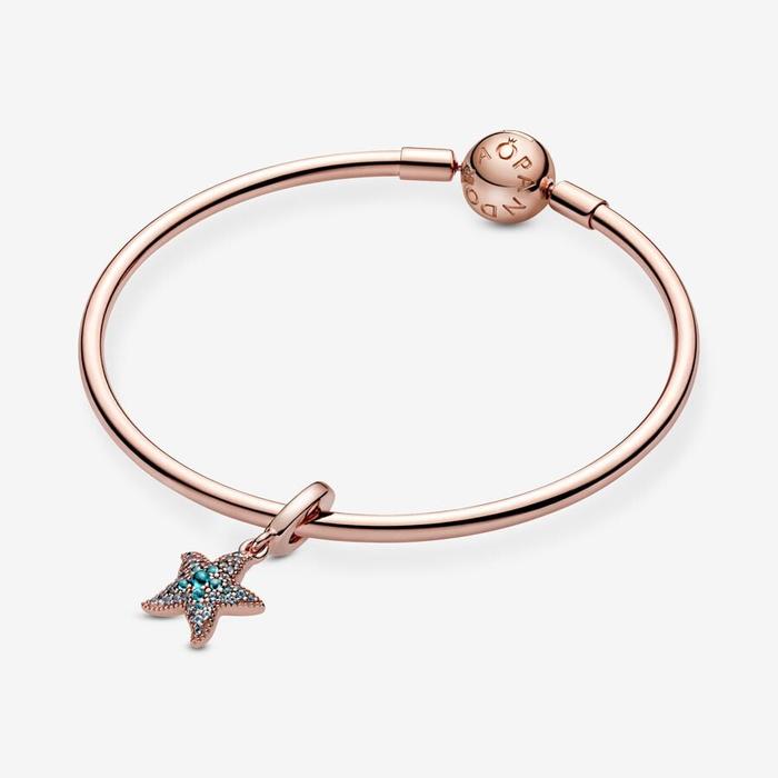 Charm Pendente Stella Marina Blu