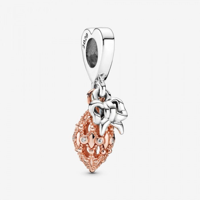 Charm pendente Ornamento Natalizio bicolore