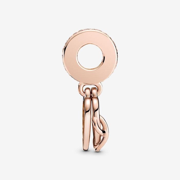 Infinity Heart Pendant Charm