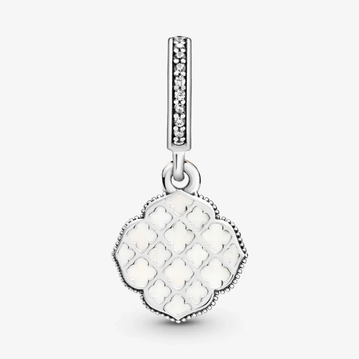 Charm pendente Rosa bicolore
