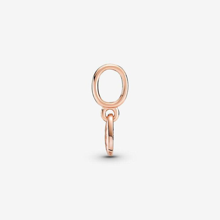 Charm pendente Cuore obliquo con pavé viola