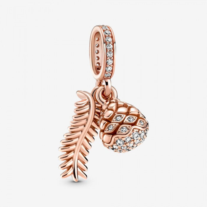 Charm pendente Pigna rosè