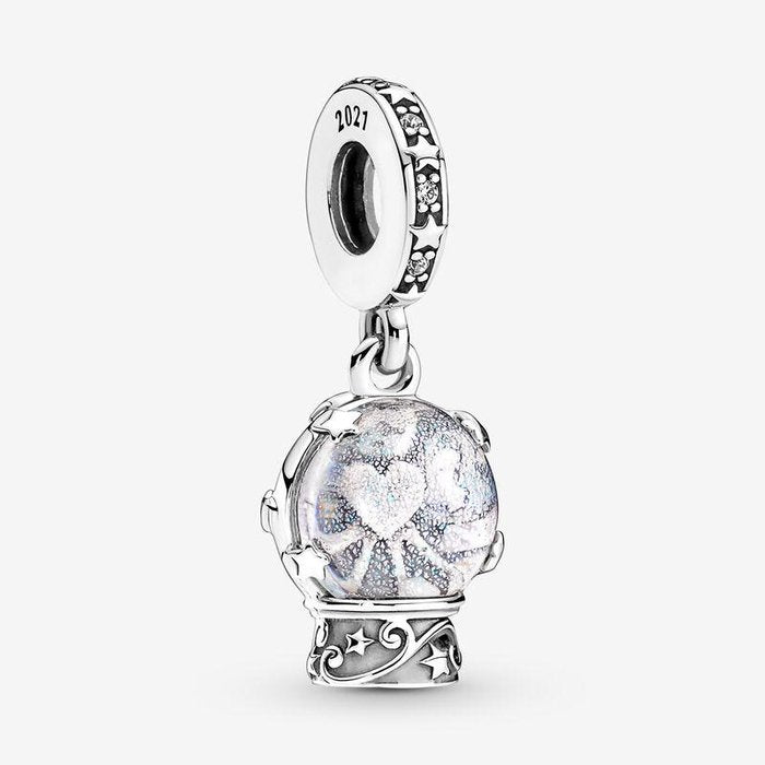 Charm Pendente Vetro di Murano Sfera Natalizia
