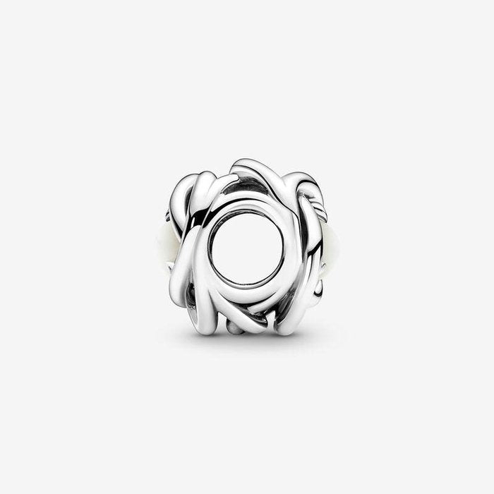 Charm Cerchio Eterno Bianco Madreperla Giugno