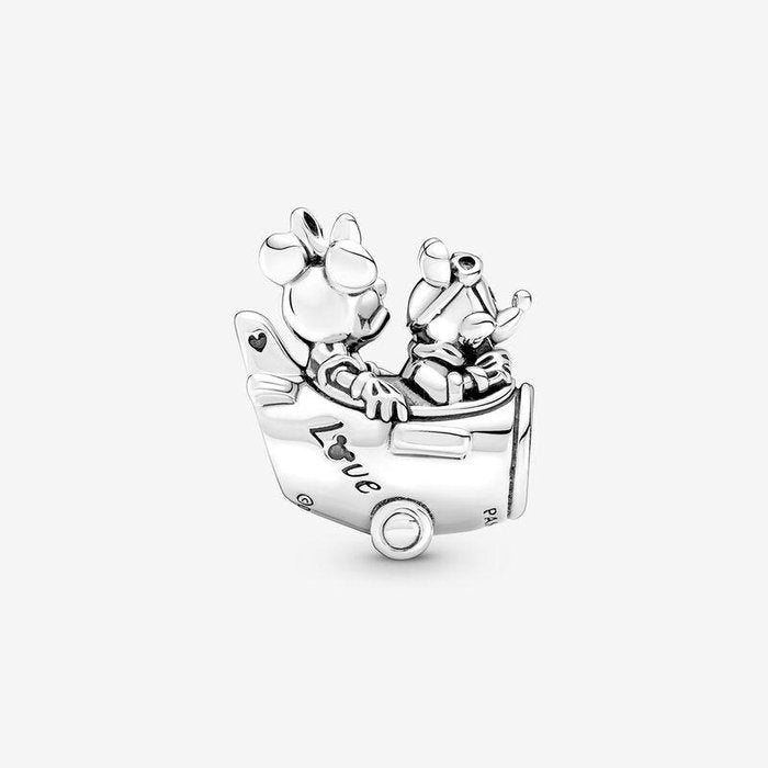 Breloque Disney, breloque avion de Mickey Mouse et Minnie