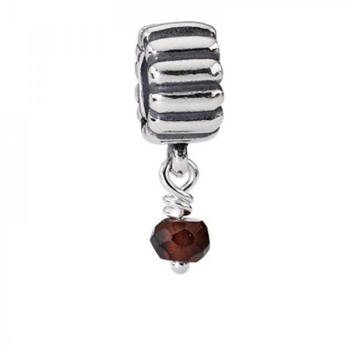 Charm pendente granato