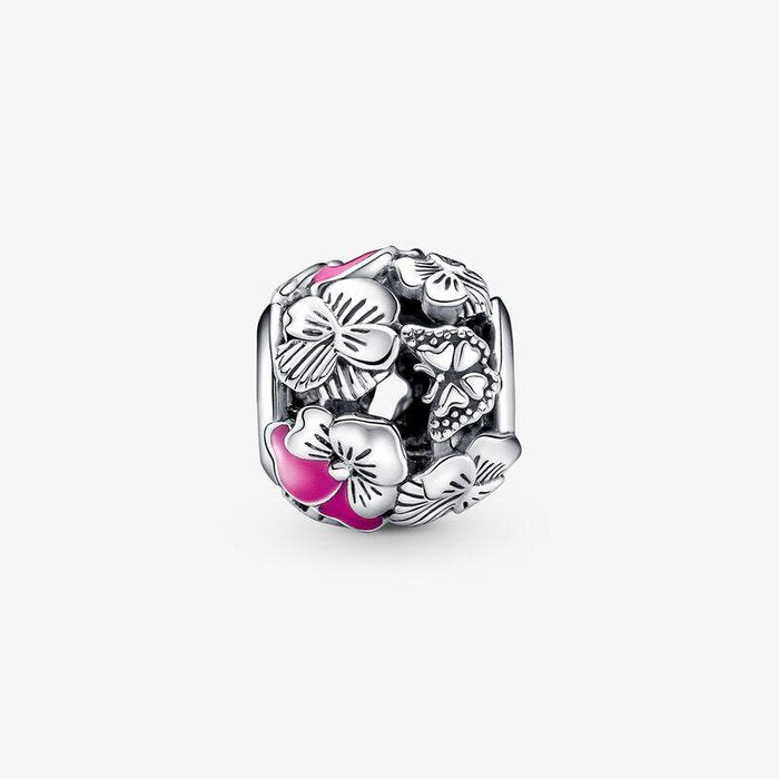 Charm Openwork Pansies
