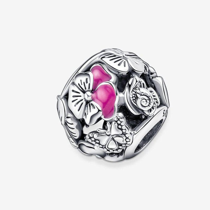 Charm Openwork Pansies