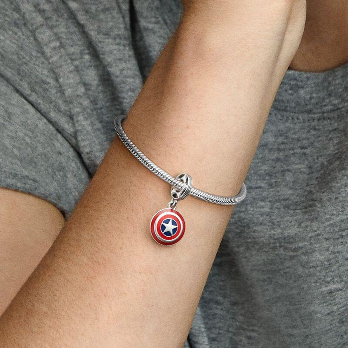 Charm Marvel, Avengers, Pendente Scudo di Captain America