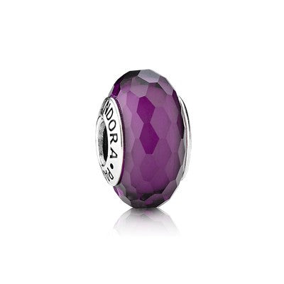 Charm astratto viola sfaccettato