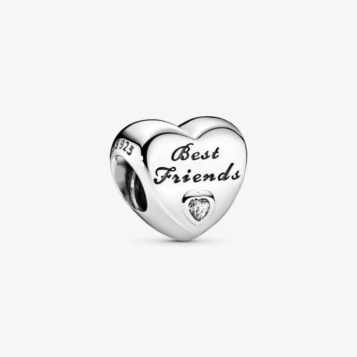 Heart Charm Best Friends