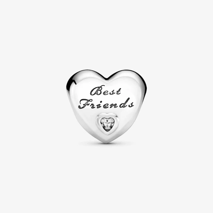 Heart Charm Best Friends