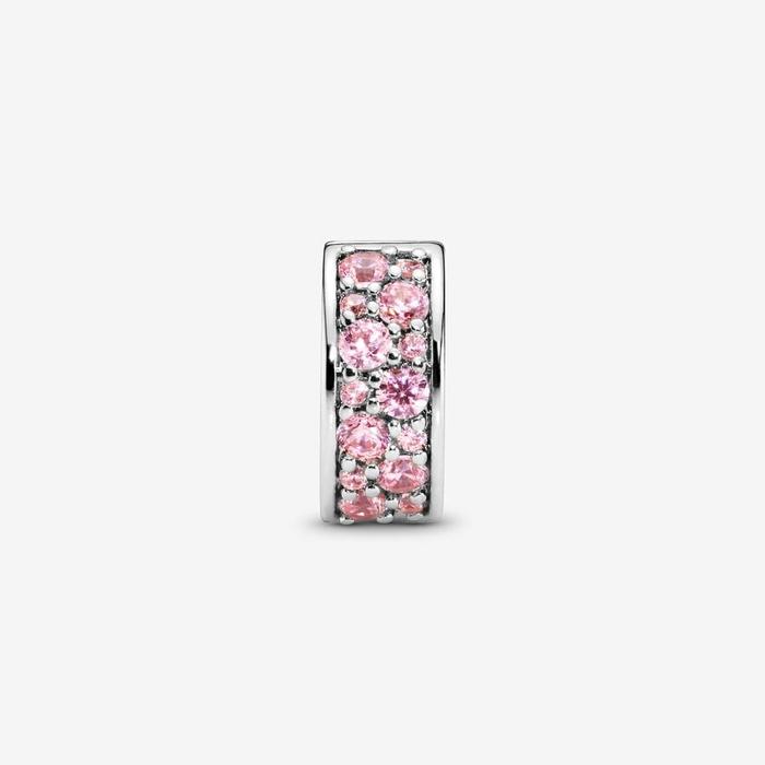 Charm Clip with Pink Pavè