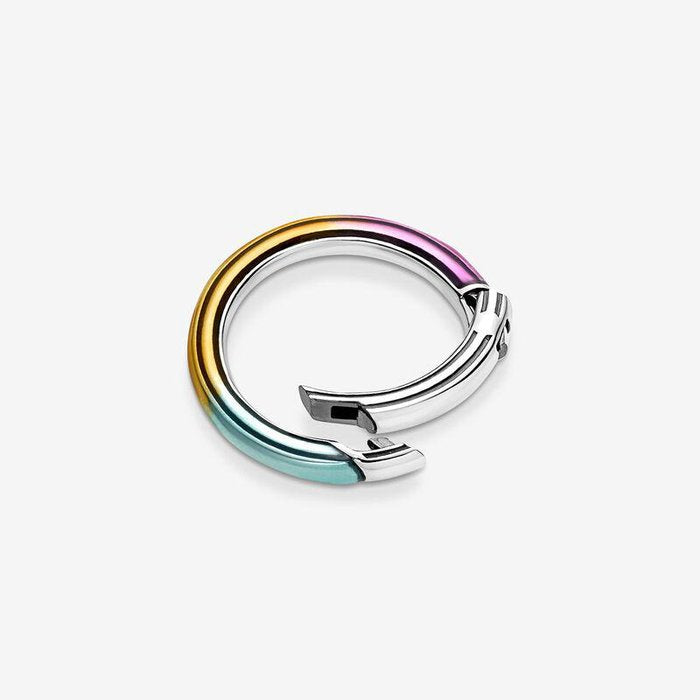 Charm Round Connector Tie-Dye Pandora ME