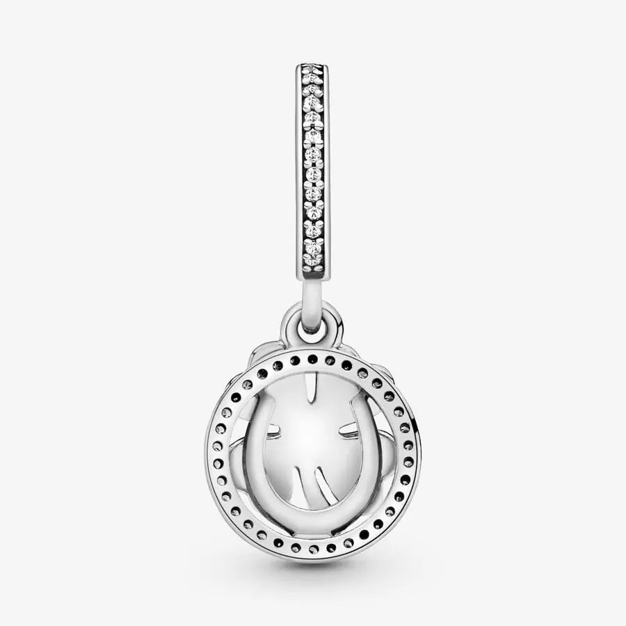 Pendentif porte-bonheur en forme de trèfle à quatre feuilles