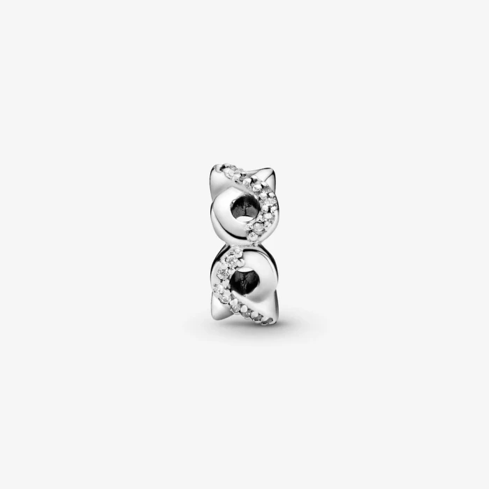 Charm distanziatore Infinito scintillante