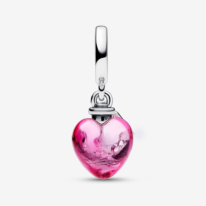 Charm pendente Pendente Pozione Amore in Vetro di Murano 
