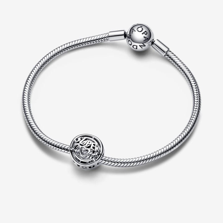 Openwork Charm "Super Mom"