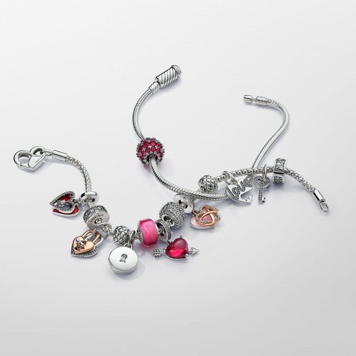 Charm Mini Vetro di Murano Rosa