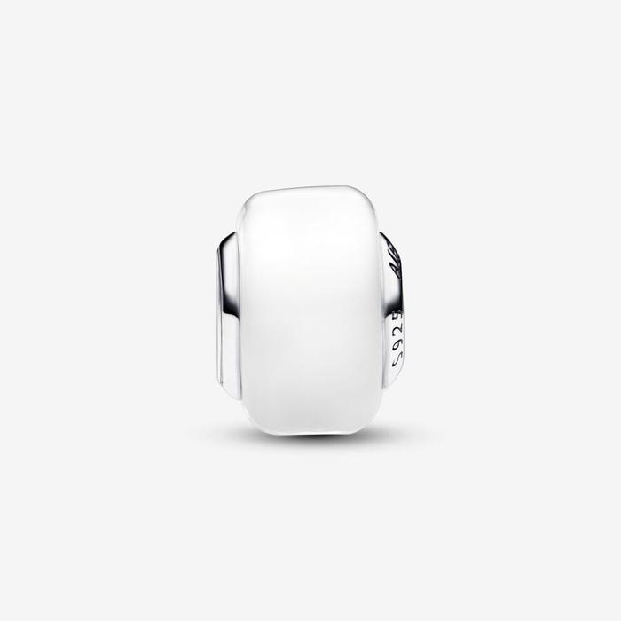 Charm Mini Verre de Murano Blanc