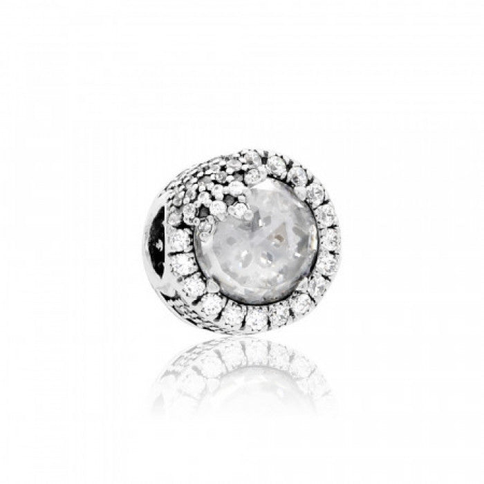 Charm fiocco di neve scintillante