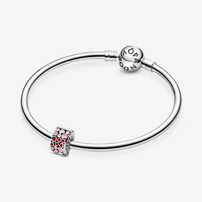 Clip Cuori rosa e rossi