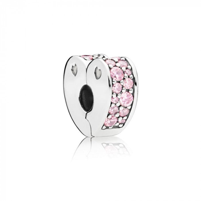 Clip archi d'amore rosa