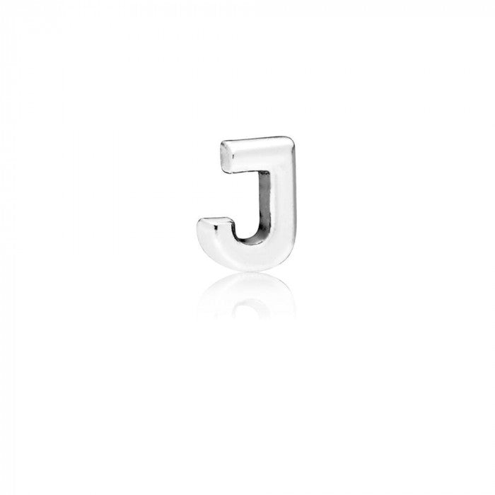 Charm petite lettera J