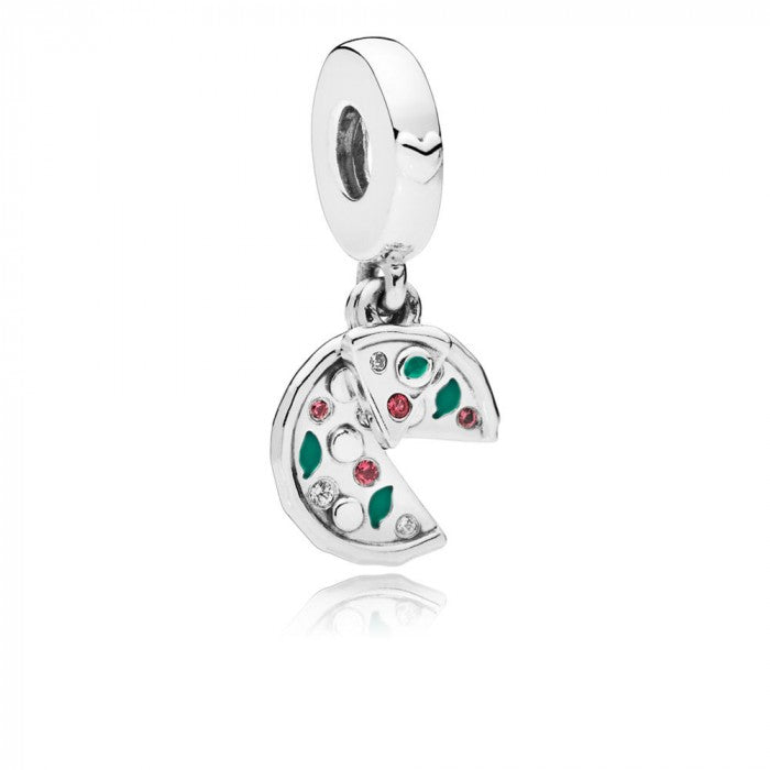 Charm pendente "Amo la pizza"
