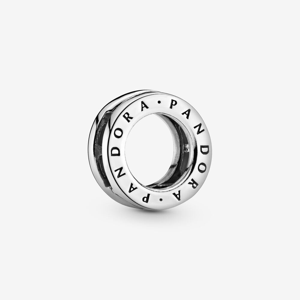 Pandora Reflexions Circle Charm with Pandora Logo 