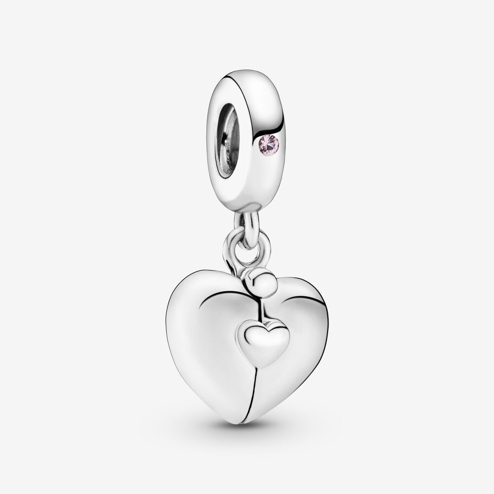 Charm pendente Cuore di famiglia