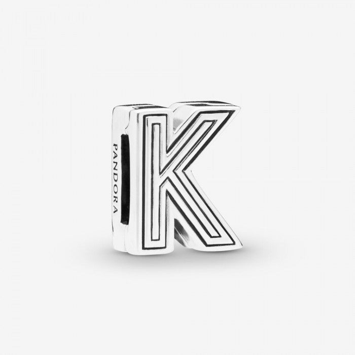 Charm reflexion lettera K