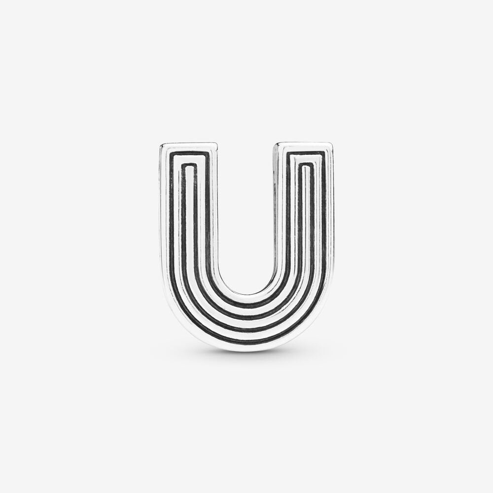 Charm reflexion letter U