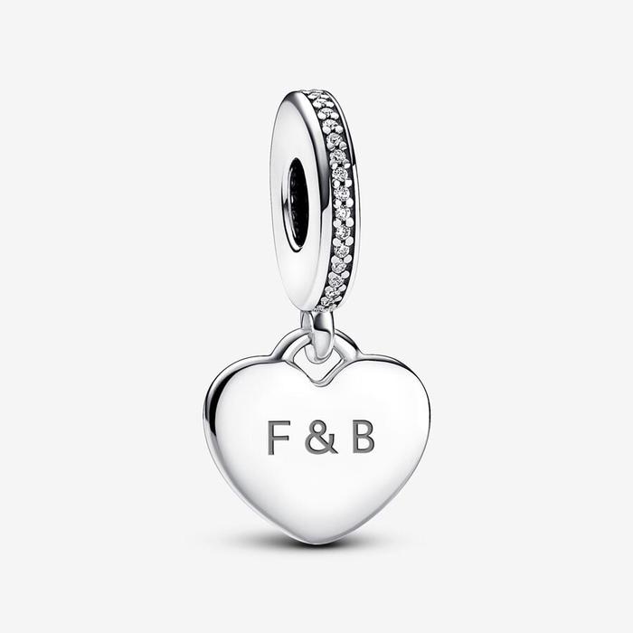 Charm Cuore Pendente da Incidere