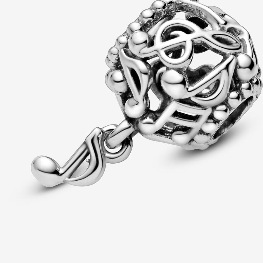 Charm Openwork Musical Notes