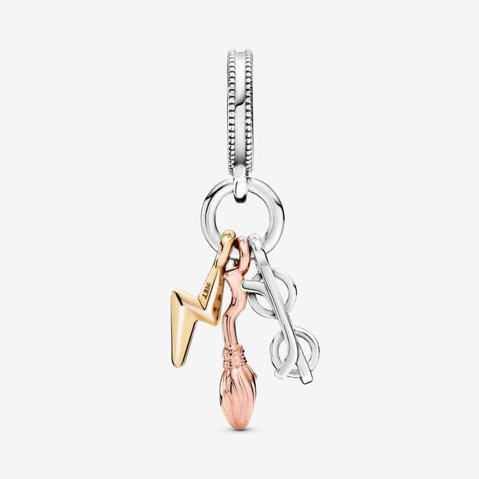 Harry Potter Charms, Glasses, Nimbus 2000 and Lightning Pendant Charm